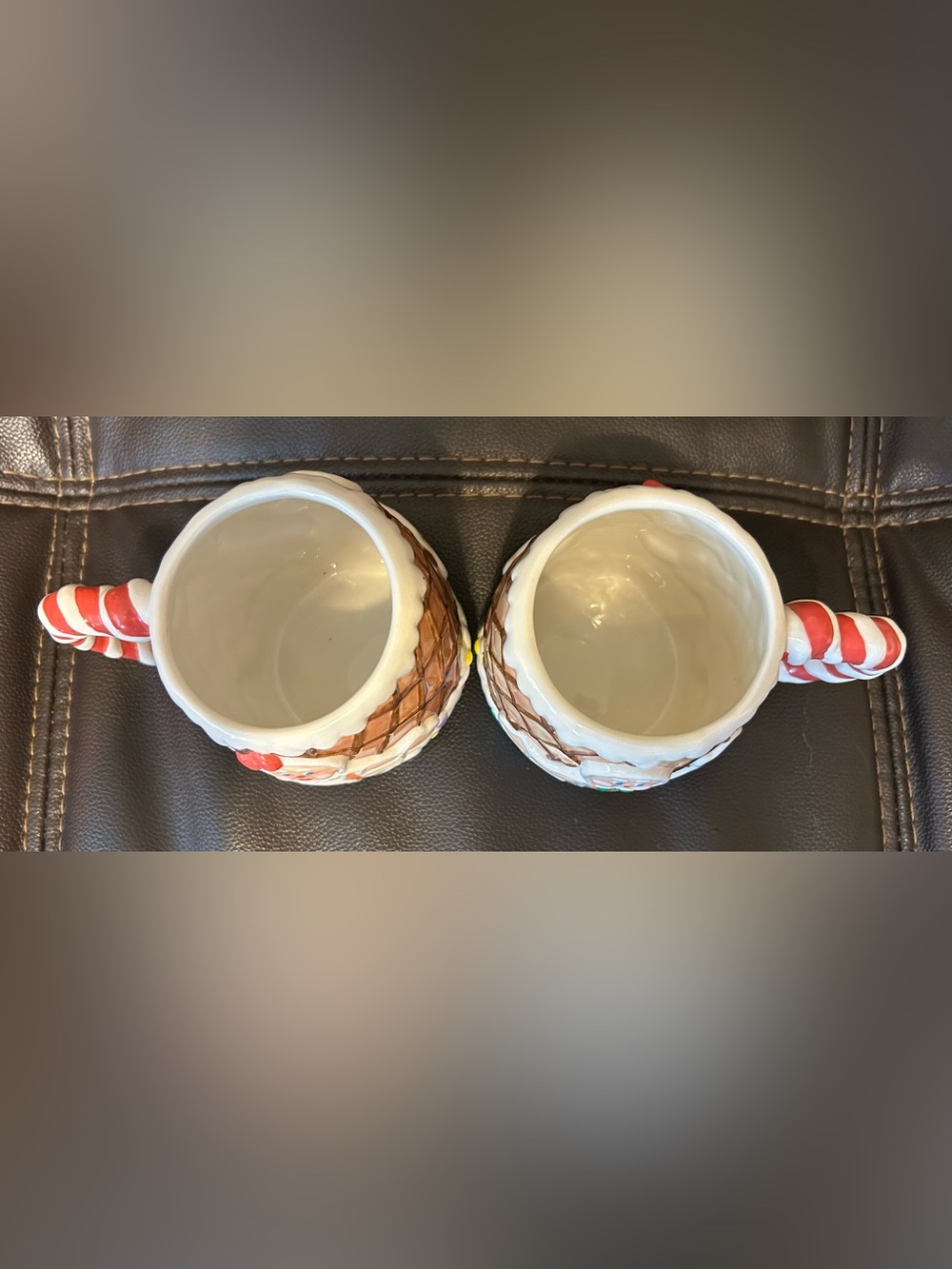 VTG House of Lloyd 2000 Gingerbread Christmas Ceramic Mug Set. - Picture 2 of 8